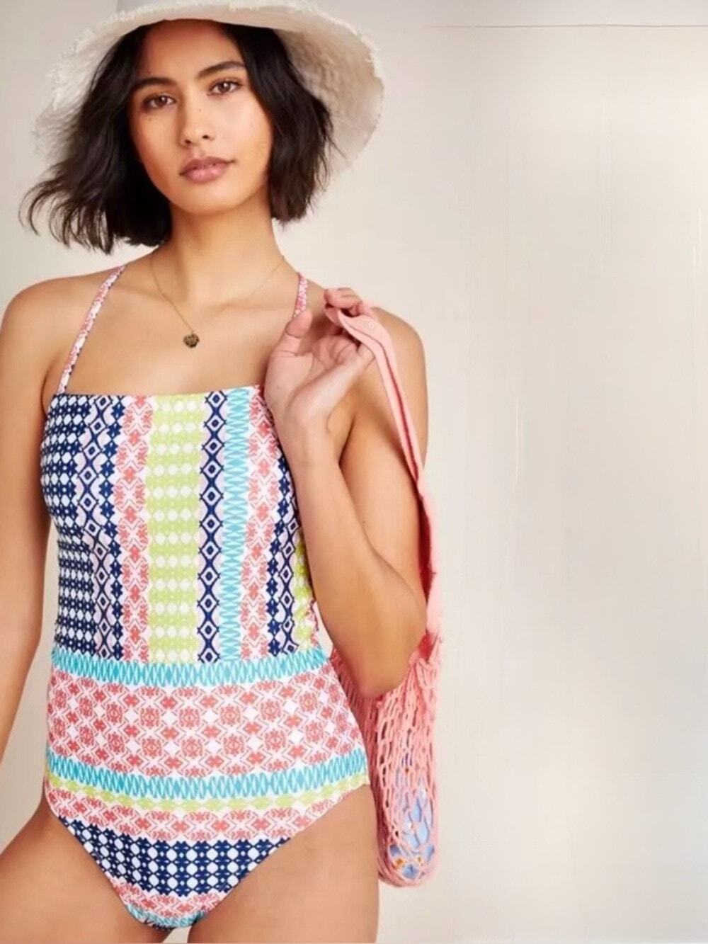 Anthropologie Nella One-Piece Swimsuit Medium NWT